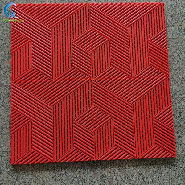 620g Per Tile Interlocking Garage Tile Temperature Resistance -22°F To 248°F Uv