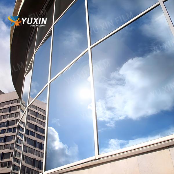 Scratch Resistant Building Window Reflective Film UV Blocking for Commercial Residential