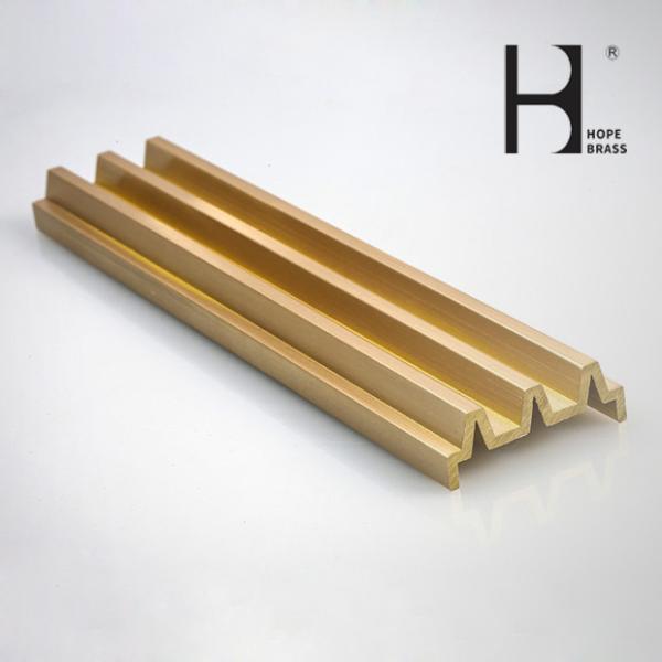 Copper Alloy C38500 Brass Extrusion Profiles for Building decoration Material Customized Size Shape OEM ODM 5mm ~180mm