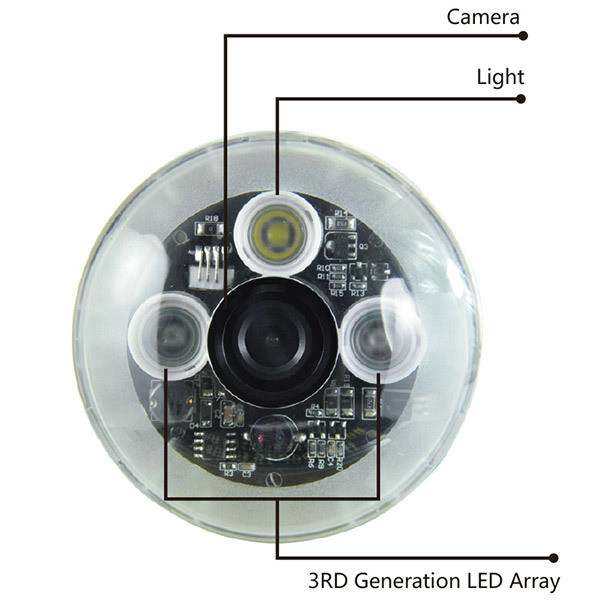 720P IR Night Vision LED Array Bulb Camcorder CCTV Surveillance DVR Camera Remote Control