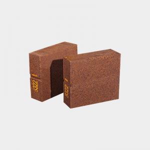 China 1450°C Magnesite Refractory Bricks Magnesia Iron Spinel Brick For Cement Rotary Kiln Furnace on sale
