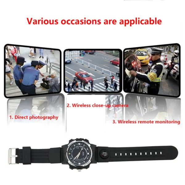 Y30 8GB 720P WIFI P2P IP Spy Watch Hidden Camera Recorder IR Night Vision Motion Detection Remote Video Monitoring