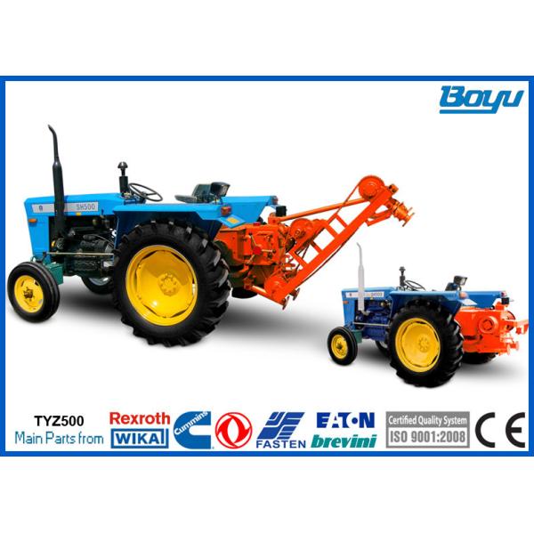 60kN Transmission Line Stringing Equipment Tractor Puller with 16mm Steel Wire Rope