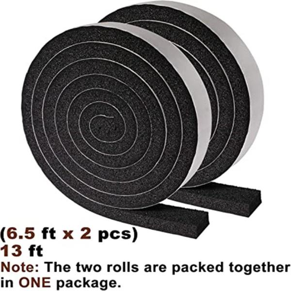 Sound Insulation Neoprene Foam Tape Strip Door Insulation ODM OEM