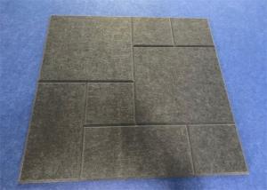Cheap Eco - Friendly Acoustic Felt Tiles , 600mm*600mm*12mm Sound Reducing Ceiling Tiles for sale