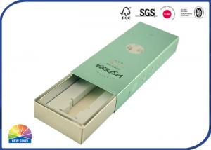 China Cosmetic Custom Match Boxes Silver Cardboard Sleeve Packaging With EVA Foam Insert on sale