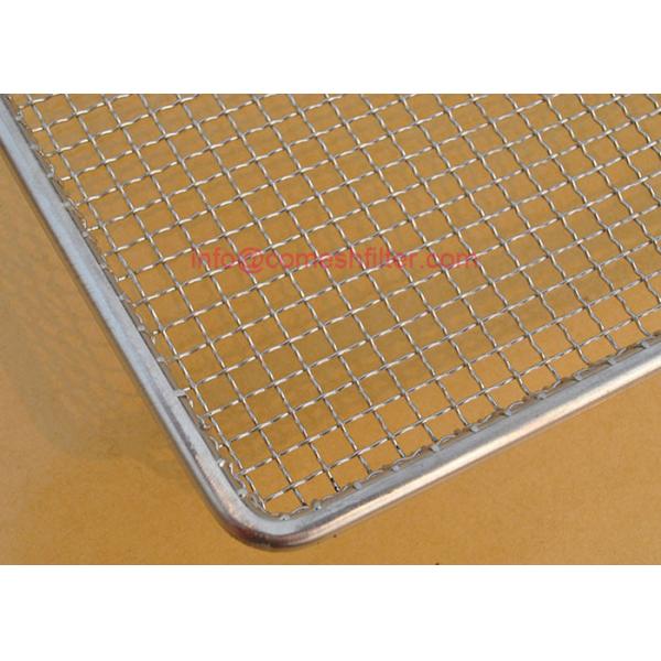 Rectangle Wire Mesh Tray Stainless Steel 304 Dehydrator Drying