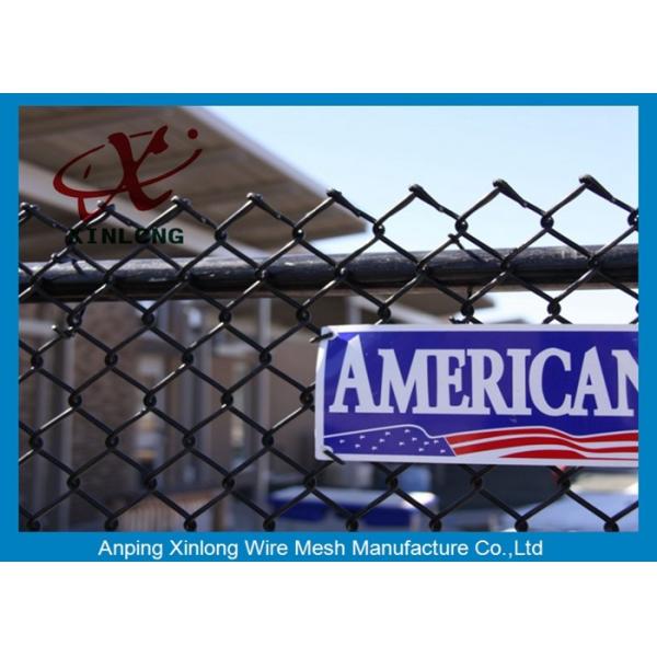 Galvanized Steel Chain Link Fence Diamond Wire Mesh Fence Privacy Fence