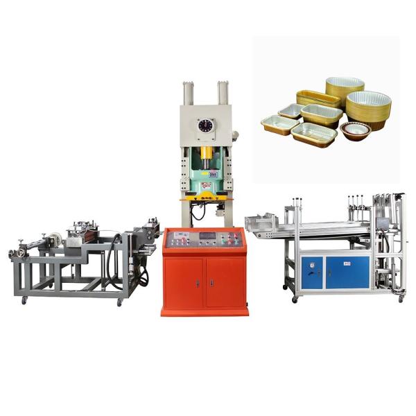 Automatic Grade Automatic Aluminum Foil Container Punching Machine for Food