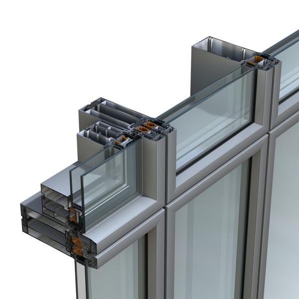 Facade Large Aluminum Profiles For Structural Glazing Curtain Wall