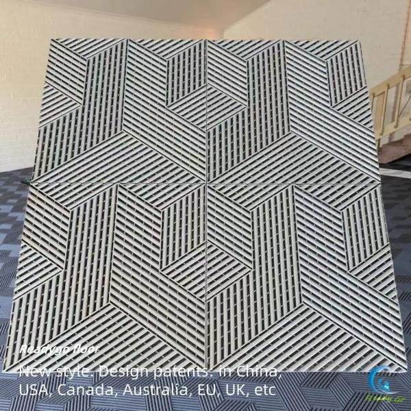 OEM Waterproof Garage Floor Tiles Grey Flooring For Garages And Basements