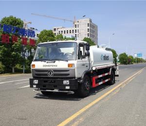 Cheap Dongfeng Spray Water Tanker Truck 10000 Liter 10m3 6 Wheeler for sale