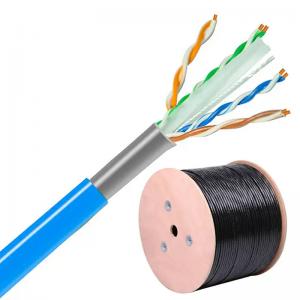 China 100Mbps Cat6 Unshielded Cable -20 To 60°C Temperature Rating Cable Gauge 23 AWG on sale