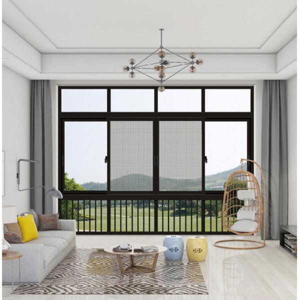 Thermal Break Aluminum Hurricane Impact Sliding Windows With Double Glass