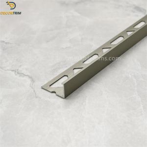 Cheap 12mmx22mm Metal Tile Profile Trim Ceramic Tile Edging Strips for sale