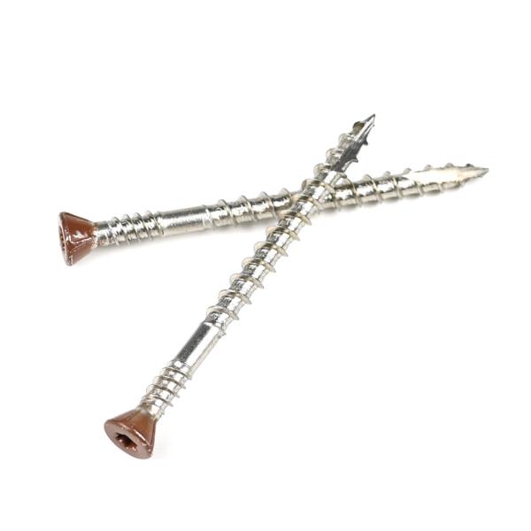SS316 Brown Painted Countersunk Torx Head Wood Chipboard Screw for Drywall Construction