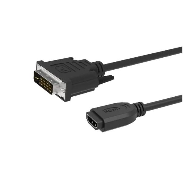 OEM ODM 24K gold plated DVI to HDMI cable Female HDMI to DVI cable 24+1 pin high speed For 1080P HD Adapter cable 1.5m 3m 5m 9m