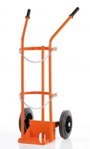 Cheap Orange 20ltr 50ltr Propane Cylinder Dolly Oxygen Tank Cart With Wheels for sale