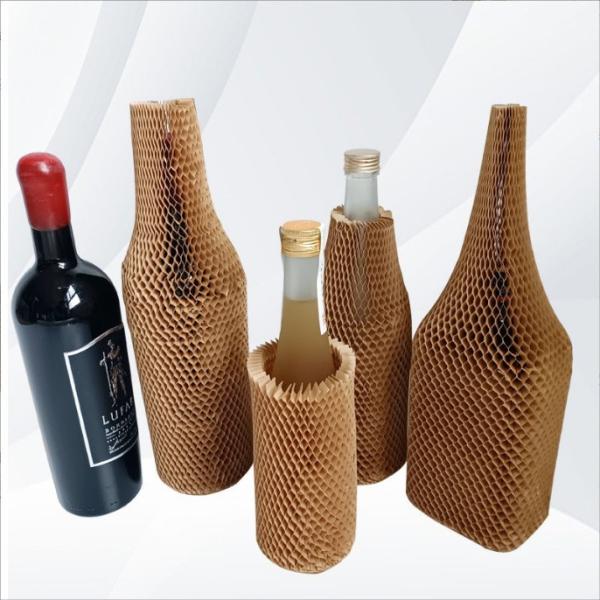 Craft Kraft Honeycomb Wrapping Paper Mesh Set Cosmetic Glass Bottle Packing Shockproof