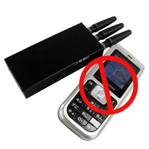 3 Antenna Mini Mobile Phone Signal Jammer 3G/GSM/CDMA/DCS/PHS GPS Blocker Inbuilt Battery