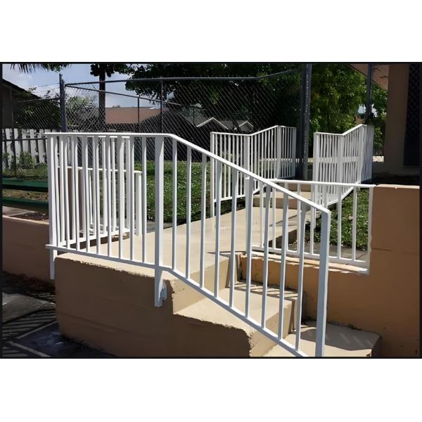 Lightweight Powder Coated Aluminum Safety Railing for Decks Stairs Balconies