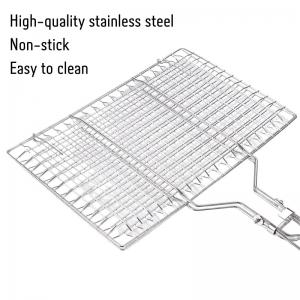 Cheap Multi Purpose 50cm Camping Cooking Set Stainless Steel Barbecue Grill Net for sale