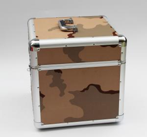 Cheap LP 100 12'' Aluminum Record Carrying Case Camouflage Color for sale