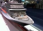 Luxury Koningsdam Cruise Ship Carbon Fibre Material For Home Office Table Decor