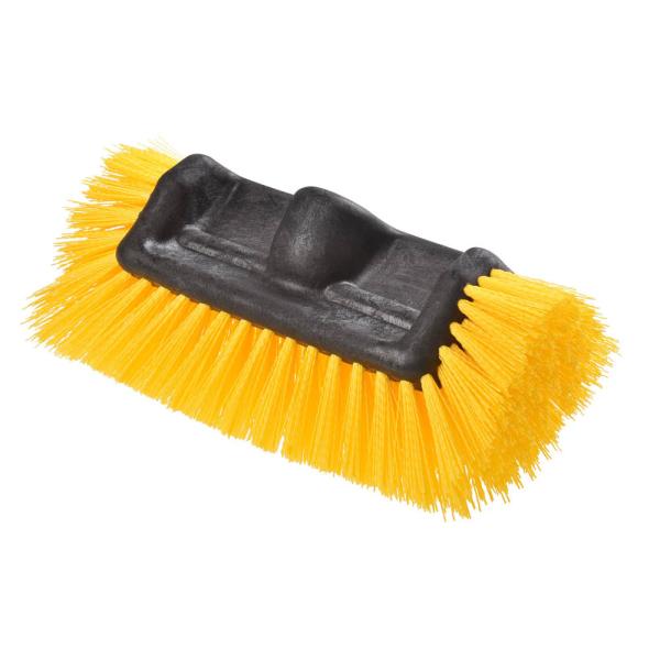 Commercial Broom Bi Level 28x14.5x13cm Floor Scrub Brush Deck Cleaning Brush