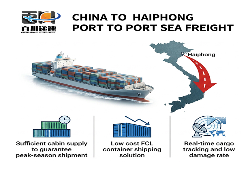 Competitive Rate Ocean Cargo Logistics with Stable Weekly Sailing from China to Haiphong