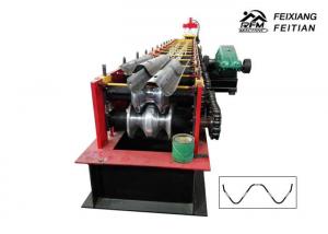 Reliable W Beam Guardrail Roll Forming Machine , Crash Barrier Roll Forming Machine