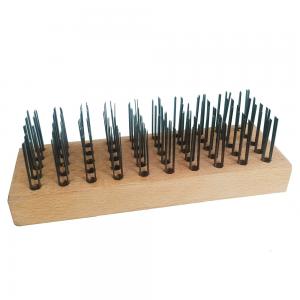 Cheap Tempered Steel Wire Brush Rows Rectangular Shaped for sale