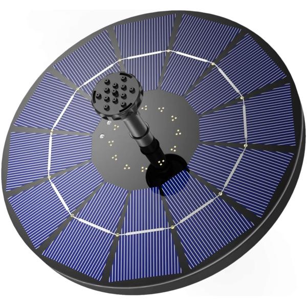 3W Solar Water Floating Fountain Pump For Outdoor Pond Pool Garden