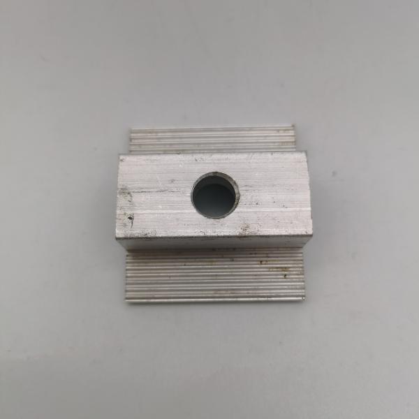 Aluminium Adjustable 30-45mm Solar Panel End Clamps PV Panel Clamps For C Steel Rail