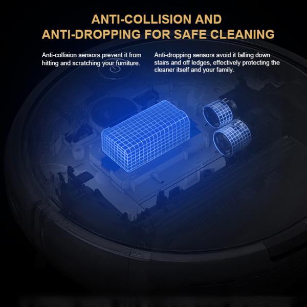 Optional ADD 1USD Smart Cleaner Lidar Robot Vacuum Suction 2000pa