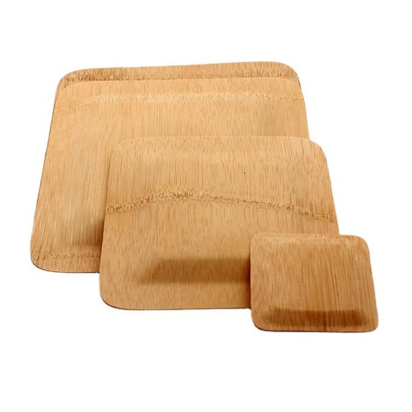 TUV 6'' To 10'' Disposable Craft Palm Leaf Bamboo Plates