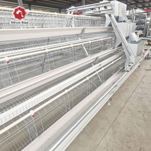 China Hot Galvanized Wire Mesh Battery Cage System For Layers A Frame on sale