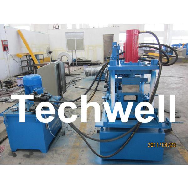 Manually Adjustable C Profile Roll Forming Machine With Manual Or Hydraulic Decoiler TW-C300