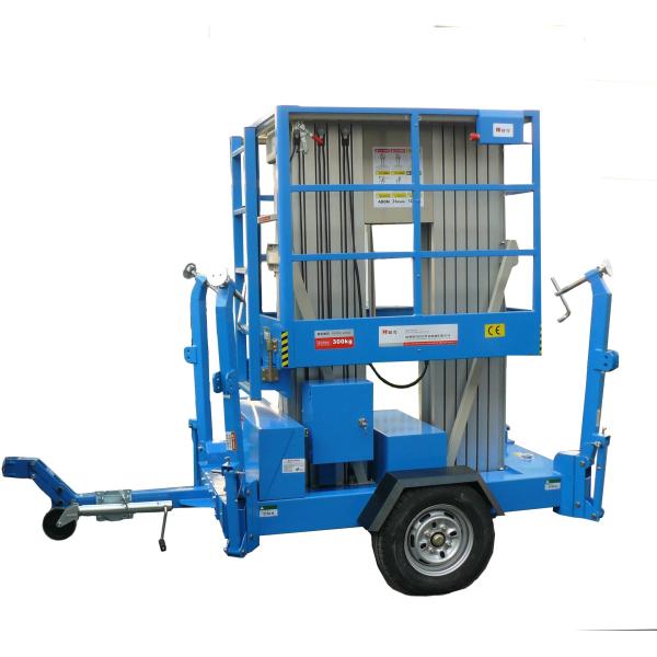 12m Towable Scissor 300kg Trailer Boom Lift
