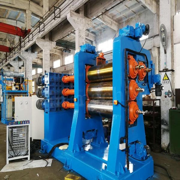 Customized Four Roll Rubber Calender Machine For Rubber Compounding