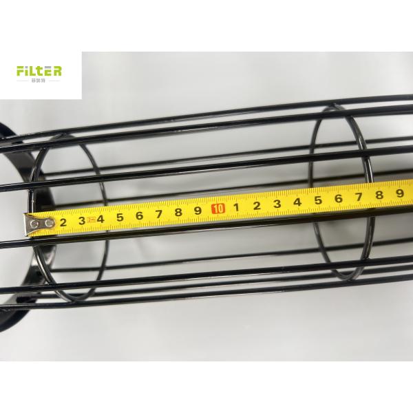 Dust Collector Filter Bag Cage With Carbon Steel / SS304 / 316 / 316L Material