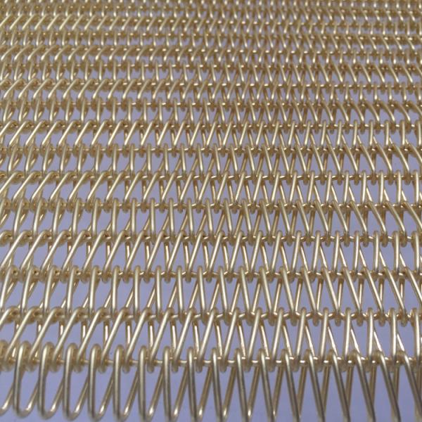 Electroplated Hot Dipped GI Spiral Knitted Wire Mesh For Fence / Gabions