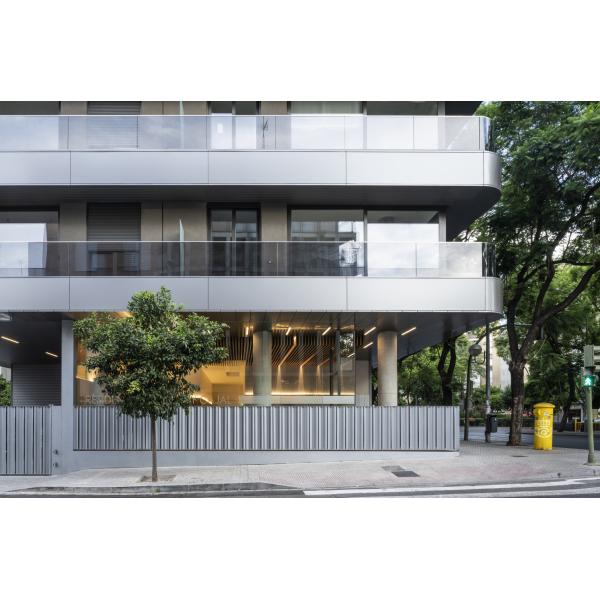 Custom Aluminium Wall Covering Fireproof Building Curtain Wall Exterior Glazing