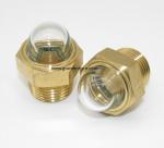 male NPT BSP pipe threads 1/2" radiator dome oil level glass sight with natural