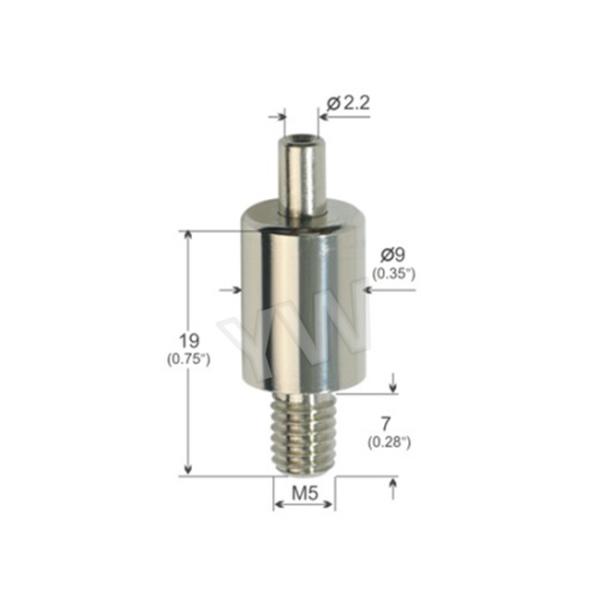 M5 Threaded Aircraft Cable Hangers Brass Material Gliders For Hanging Kit