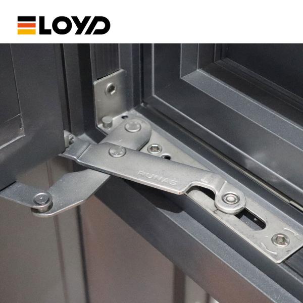 Victorian Low-E glass Aluminum Windproof Casement Windows Replacement For Living Room