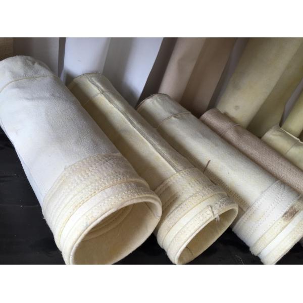 Arcylic Needle Felt Dust Collector Filter Bags 450GSM~550GSM For Cement Industry