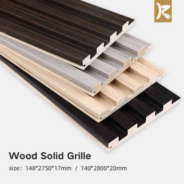 Environmental Protection Wall Panel Wood Grille Groove Solid Wood Wall Panel