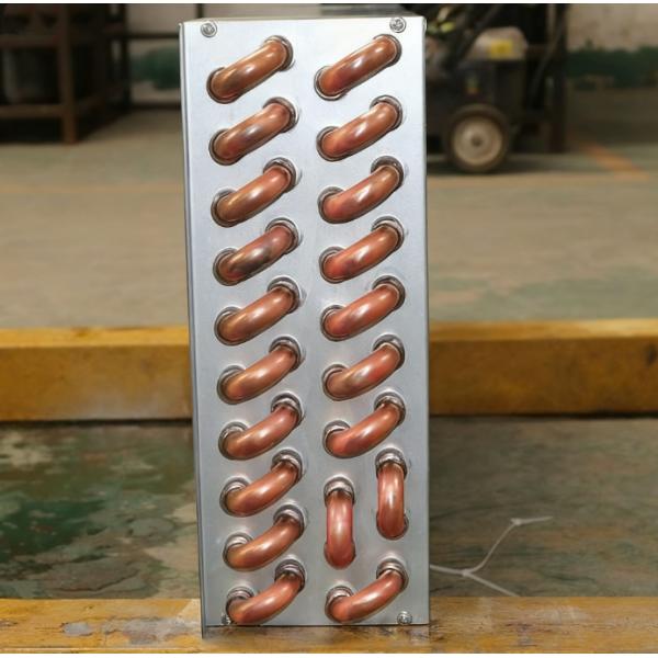 Copper Tube Aluminum Fin Condenser 50mm Tube HVAC Heat Exchanger