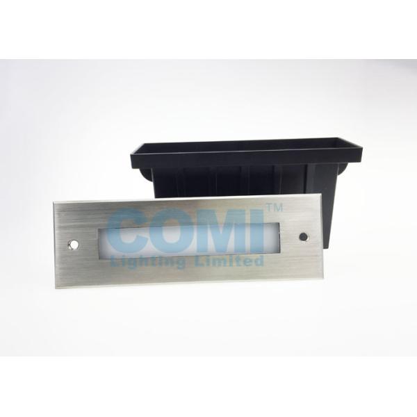 24V low voltage or 110~240VAC Linear Stair Outdoor Lighting White Print Glass Soft Beam 195mm